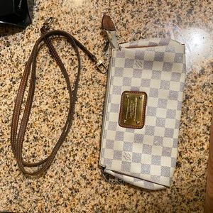 Louis Vuitton Eva Damier Azur -crossbody or clutch